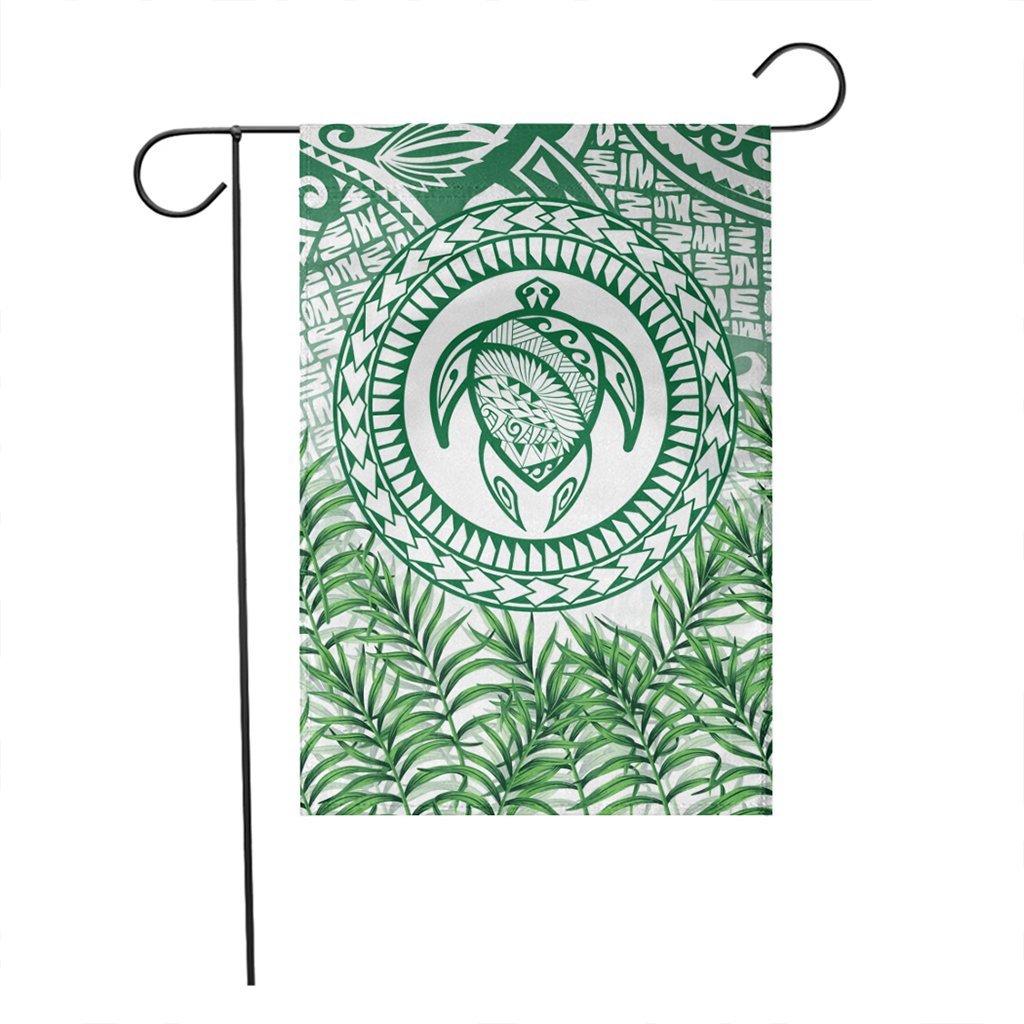 Hawaii Turtle Polyneian Palm Tree Leaf Flag - AH - Polynesian Pride