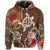 Hawaiian Turtle Polynesian Hoodie Herd Style - Polynesian Pride