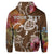 Custom Hawaii Turtle Polynesian Hoodie Herd Style - Polynesian Pride