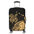 Hawaii Turtle Polynesian Map Plumeria Luggage Covers - AH Black - Polynesian Pride