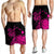 Hawaii Turtle Polynesian Map Plumeria Men's Shorts Pink - AH - Polynesian Pride