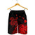 Hawaii Turtle Polynesian Map Plumeria Men's Shorts Red - AH - Polynesian Pride