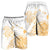 Hawaii Turtle Polynesian Map Plumeria White Background Men's Shorts - AH - Polynesian Pride