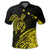 Hawaii Turtle Polynesian Map Plumeria Yellow Polo Shirt - Polynesian Pride