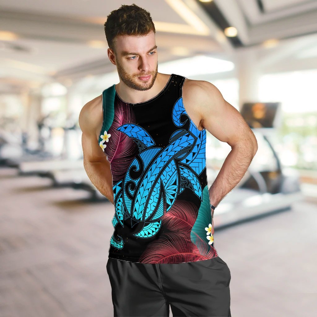 Hawaii Turtle Polynesian Tropical Tank Top - Ghia Style - AH - Polynesian Pride