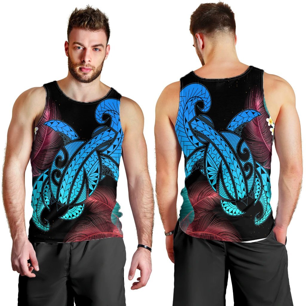 Hawaii Turtle Polynesian Tropical Tank Top - Ghia Style - AH - Polynesian Pride