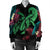 Hawaii Turtle Polynesian Tropical Bomber Jacket - Ghia Style Green - AH - Polynesian Pride