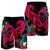 Hawaii Turtle Polynesian Tropical Men's Shorts - Ghia Style Pink - AH - Polynesian Pride