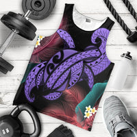 Hawaii Turtle Polynesian Tropical Tank Top - Ghia Style Purple - AH - Polynesian Pride