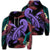 Hawaiian Turtle Polynesian Tropical Hoodie Ghia Style Purple Unisex Art - Polynesian Pride