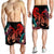 Hawaii Turtle Polynesian Tropical Men's Shorts - Ghia Style Red - AH - Polynesian Pride