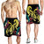 Hawaii Turtle Polynesian Tropical Men's Shorts - Ghia Style Yellow - AH - Polynesian Pride