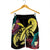 Hawaii Turtle Polynesian Tropical Men's Shorts - Ghia Style Yellow - AH - Polynesian Pride