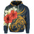 Custom Hawaii Turtle Polynesian Tropical Hibiscus Plumeria Hoodie - Polynesian Pride