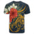 Hawaii Turtle Polynesian Tropical Hibiscus Plumeria T Shirt - Polynesian Pride