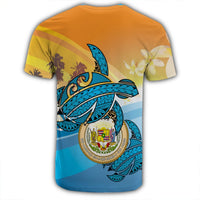 Hawaii Turtle Sea Cost of Arm T Shirt - Polynesian Pride