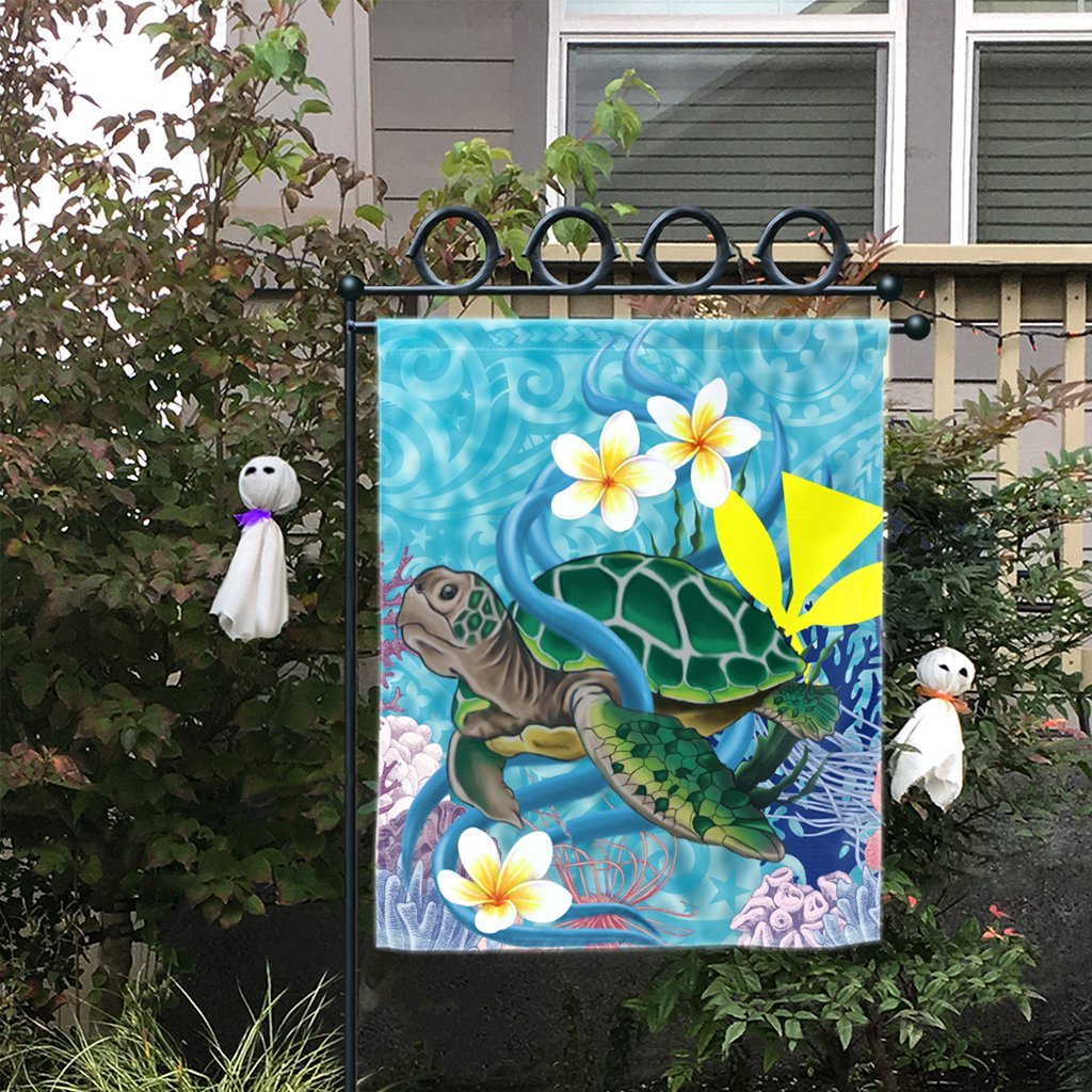 Hawaii Turtle Sea Cotral Polynesian Flag - AH - Polynesian Pride