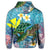 Hawaiian Turtle Sea Cotral Polynesian Hoodie - Polynesian Pride