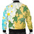 Hawaii Turtle Sea Hibiscus Coconut Tree Bomber Jacket - AH - Polynesian Pride