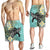 Hawaii Turtle Sea Plumeria Men's Shorts - AH - Polynesian Pride