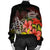 Hawaii Turtle Tree Hibiscus Bomber Jacket - AH - Polynesian Pride