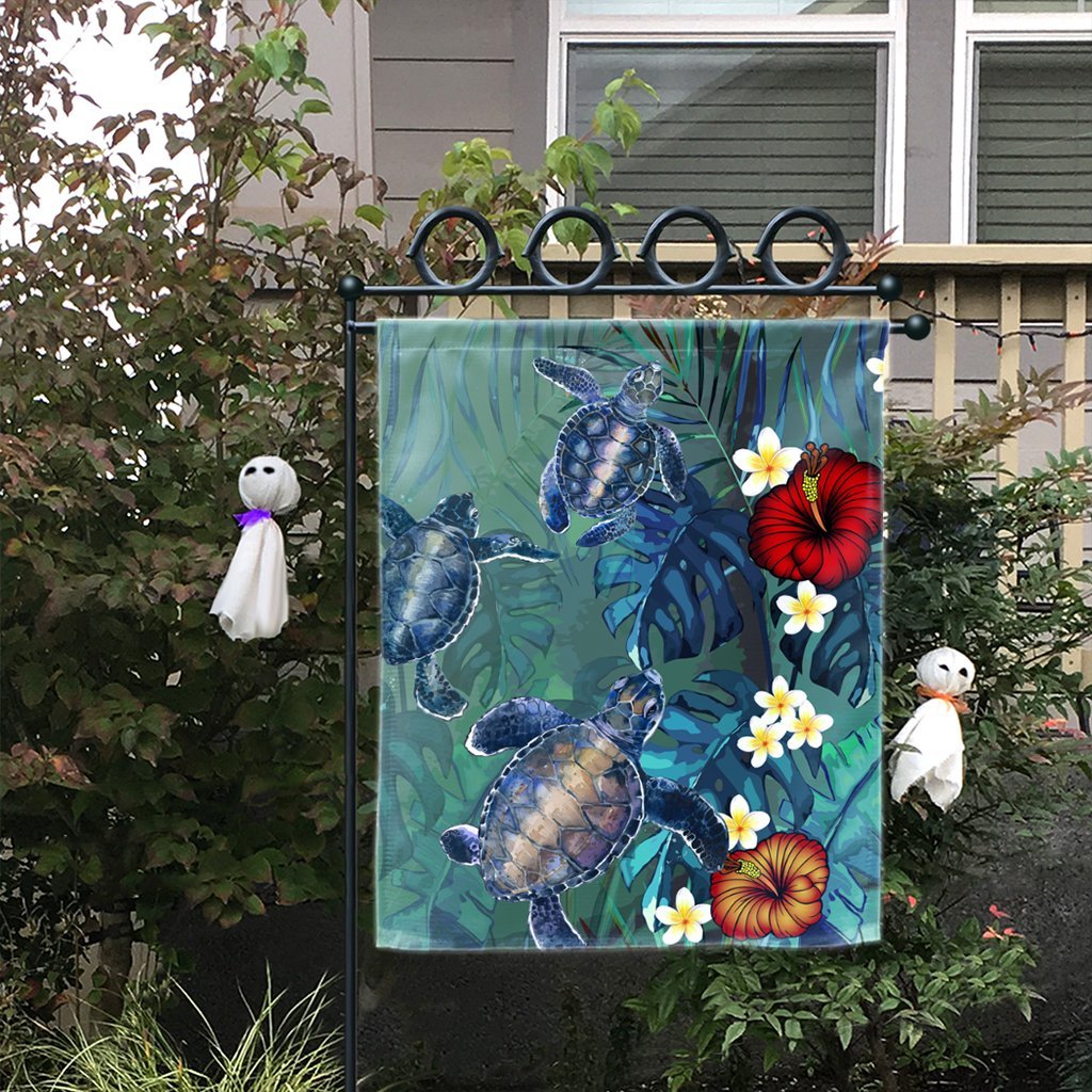 Hawaii Turtle Tropical Art Flag - Hela Style - AH - Polynesian Pride