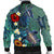 Hawaii Turtle Tropical Art Bomber Jacket - Hela Style - AH - Polynesian Pride