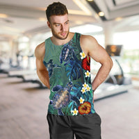 Hawaii Turtle Tropical Art Tank Top - Hela Style - AH - Polynesian Pride