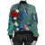 Hawaii Turtle Tropical Art Bomber Jacket - Hela Style - AH - Polynesian Pride