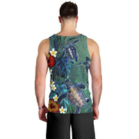 Hawaii Turtle Tropical Art Tank Top - Hela Style - AH - Polynesian Pride