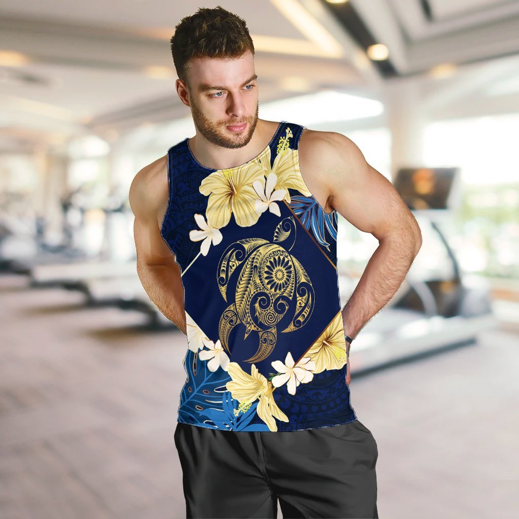 Hawaii Turtle Tropical Tank Top - Taha Style - AH - Polynesian Pride
