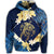 Hawaiian Turtle Tropical Hoodie Taha Style - Polynesian Pride