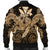 Hawaii Turtle Wave Polynesian Bomber Jacket - Hey Style Gold - AH - Polynesian Pride