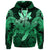 Custom Hawaii Turtle Wave Polynesian Hoodie Hey Style Green Pastel AH - Polynesian Pride