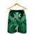 Hawaii Turtle Wave Polynesian Men's Shorts - Hey Style Green Pastel - AH - Polynesian Pride