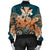 Hawaii Turtle Wave Polynesian Bomber Jacket - Hey Style Orange - AH - Polynesian Pride