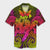 Hawaii Turtle Wave Polynesian Hawaiian Shirt - Hey Style Pinky - AH Unisex Black - Polynesian Pride