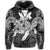 Hawaiian Turtle Wave Polynesian Hoodie Hey Style White - Polynesian Pride