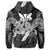 Hawaiian Turtle Wave Polynesian Hoodie Hey Style White - Polynesian Pride