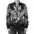 Hawaii Turtle Wave Polynesian Bomber Jacket - Hey Style White - AH - Polynesian Pride