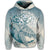 Hawaiian Wave Kanaka Turtle Hoodie - Polynesian Pride