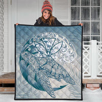 Hawaii Wave Kanaka Turtle Premium Quilts - AH - Polynesian Pride