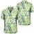Hawaii White Seamless Ethnic Pattern Monstera Leaf Hawaiian Shirt Unisex Black - Polynesian Pride