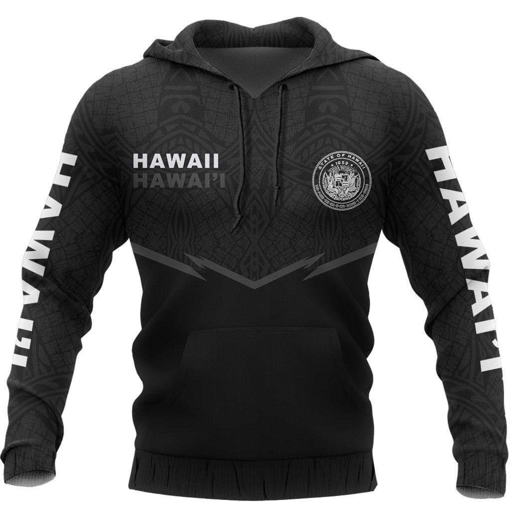 Hawaii Polynesian Hoodie Gray Energy Style - Polynesian Pride