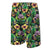 Hawaii Hibiscus And Plumeria Green Board Shorts - Polynesian Pride
