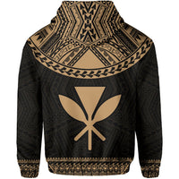 Hawaii Kanaka Polynesian Hoodie Divinity Gold - Polynesian Pride