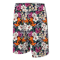 Hawaii Seamless Exotic Pattern With Tropical Leave Board Shorts - Polynesian Pride