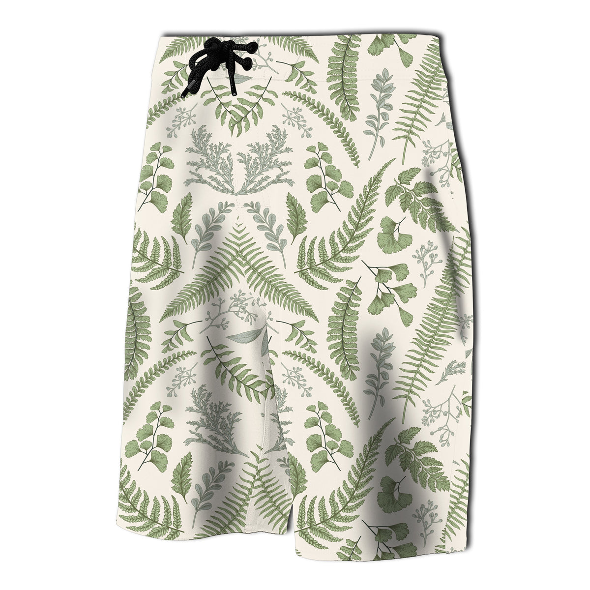 Hawaii Tropical Green Pattern Board Shorts - Polynesian Pride