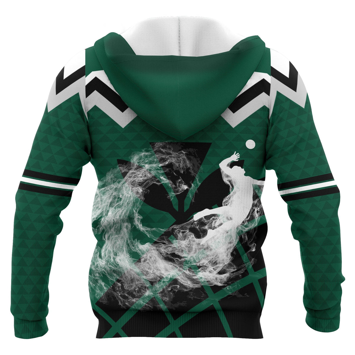 Polynesian Hawaii Zip up Hoodie Volleyball and Map - Polynesian Pride