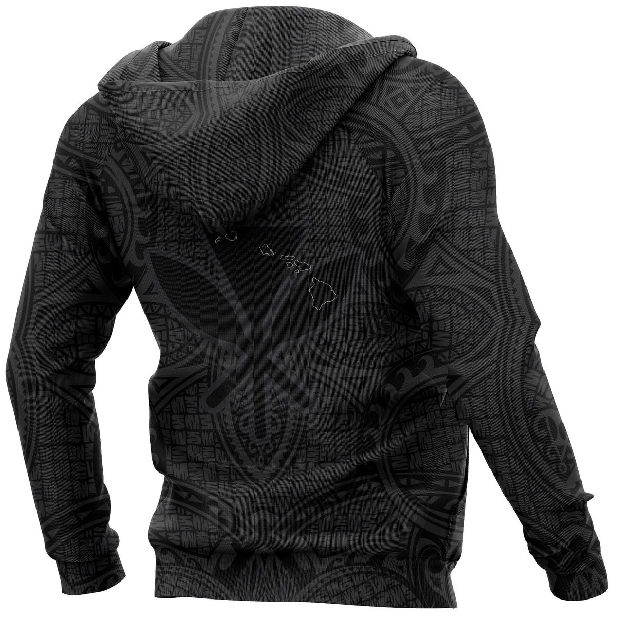 Hawaiian Polynesian Guardian Kanaka Warrior Hoodie (Zip) - Polynesian Pride